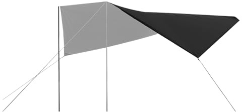 Car Awning, Waterproof Car Awning Tailgate, Canopy Tent Tarp Sun Shelter Shade for Truck Buses Automotive Suv Rv Fishing Van Beach Outdoor Hiking Picnic