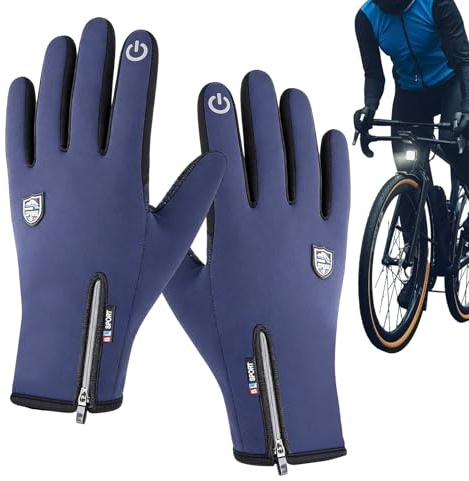 Genérico Guantes de Motocicleta | Impermeables Cálidos Antideslizantes | para Ciclismo Y Motocicleta En Invierno | para Mujeres Adolescentes Chicos Urbano Montaña Tierra Carril Desplazamientos