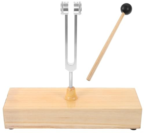 Ciieeo Juego de Diapasón Musical de Madera Caja de Voz para Prácticas de Meditación y Ejercicios de Relajación para Terapeutas Sonoros