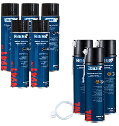 Dinitrol DIY aerosol a prova di ruggine top Up Pack per piccole auto