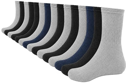 Sockstack 15 Pairs of Mens Sports Socks Cotton Rich Cushion Sole Athletic Gym Running Size 7-11