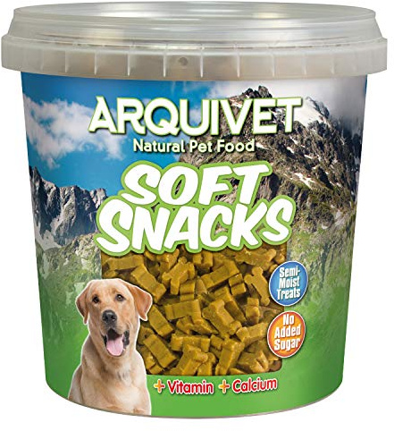 ARQUIVET Soft Snacks Petits os de poulet 800 g - Snacks pour chiens en forme d'os - Récompenses pour chiens - Snack pour chien naturel
