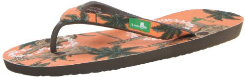 sanuk Herren Kona Zehentrenner, Orange (Orange Org)