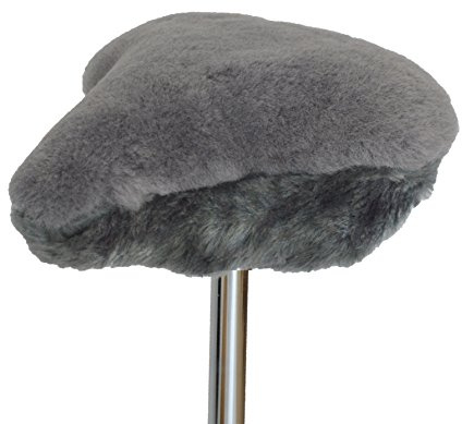 Leibersperger-Felle Fahrradsattelbezug/Fahrradsattelüberzug Lammfell extra Groß XL (Tauben-Blau) für Tourensattel Selle Royal (Direkt vom Hersteller)