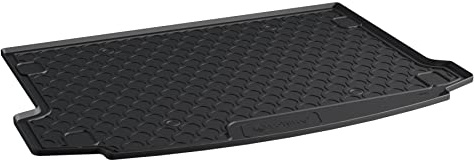 Gledring Rubbasol (Rubber) Trunk mat compatible with Range Rover Evoque 5-doors 2019-, Black
