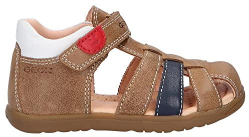 Geox B Sandal Macchia Boy, Primeros Pasos para Bebé Niño, Marrón (Caramel) , 24 EU