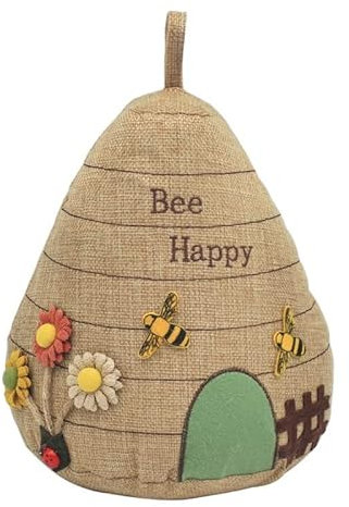 Beehive Design Doorstop | Brown