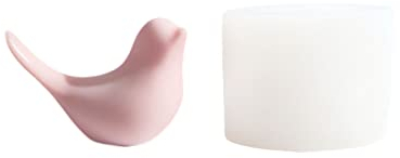 Xidmold 3D Vogel Silikonform Kerzenformen Seifenform Vogel Kuchen Fondant Silikon Formen Backform für Tortendeko, Schokolade, Seife, Sojawachs Kerzen, Handwerk Dekoration
