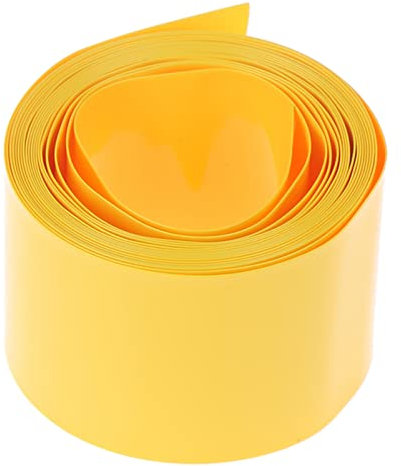 Tubo termoretraibile, Utensili for elettricisti, Tubo termorestringente 2 metri Piatto 18,5 mm Tubo termorestringente in PVC Manicotti for tubi Kit filo avvolgente for batteria 18650 Tubo termorestrin
