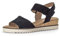 Gabor Damen Keilsandalen, Frauen Sandalen,Moderate Mehrweite (G),Keilsandaletten,Keilabsatz,Wedge-Heel,bequem,dk-Blue(Kork/crem),40 EU / 6.5 UK