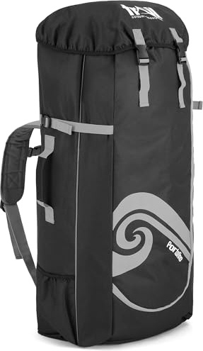Trail Portofino Paddle Board Bag, Universal Lightweight Travel Backpack Compatible with Most 10ft Inflatable SUPs, Oversized with Front Loading Zip, Adjustable Straps, Padded Back, Drainage Holes