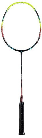 Professioneller Badminton Schläger Kawasaki Federball 35lbs High Tension 5U Ultra-Light 40T High Modulus Graphite Attack Typ Leichter Badmintonschläger NEZHA 35 (Green)