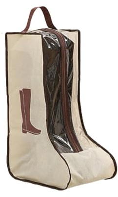 Sac de Rangement pour Bottes, Sacs de Rangement Portables pour Bottes Tall,Housse de Protection Anti-poussière pour Bottess avec Fenêtre Translucide, pour La Maison et Les Voyages