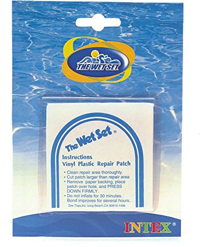 Intex Vinyl-Flicken, selbstklebend, Kunststoff, Luftmatratzen-Reparatur – 6 Stück