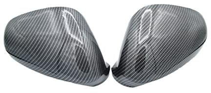 PAAR SPIEGELKAPPEN IN CARBON-OPTIK NEUE RÜCKSPIEGELABDECKUNGEN IN CARBON-EFFEKT