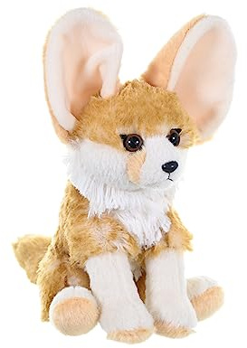 Wild Republic 19379 plysch ökenräv, Cuddlekins gosig leksak, plyschdjur, 20 cm, Fennek-räv