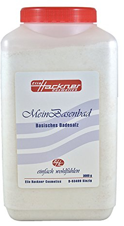 Mein Basenbad, Basische Körperpflege, Basisches Badesalz mit Himalajasalz und natürlichen Mineralien (3Kg) von ElioHackner Cosmetics
