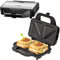 XXL Sandwichmaker | 4 Sandwichecken | Antihaftbeschichtung | 1000 W | Cool-Touch-Gehäuse | Sandwich Maker | Elektrogrill | Paninitoaster | Sandwichtoaster | Kontaktgrill
