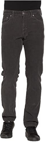 Pantalone Uomo in Velluto 5 Tasche Art. 700-1051A Carrera Regular Fit 100% Cotone particolarmente Adatto alla Stagione Autunno/Inverno (48, Grigio 874)