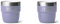 YETI Rambler 4 oz Stackable Cup, Stainless Steel, Vacuum Insulated Espresso/Coffee Cup, 2 Pack, Cosmic Lilac