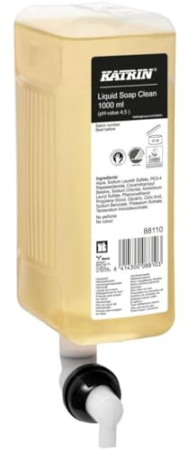 HANDTVÅL KATRIN FLYTANDE NATURAL OPARFYRMERAD 1L 6-PACK