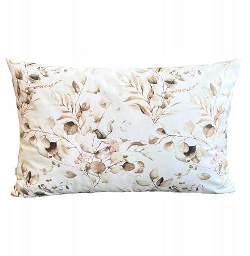 HOUSE ART LIFE Kissenbezug 40x60 cm – 100% Baumwolle, weich & atmungsaktiv, mit Reißverschluss, ideal zum Schlafen, für Bett & Schlafzimmer, pflegeleicht, ohne Füllung | Viele Bunte Muster