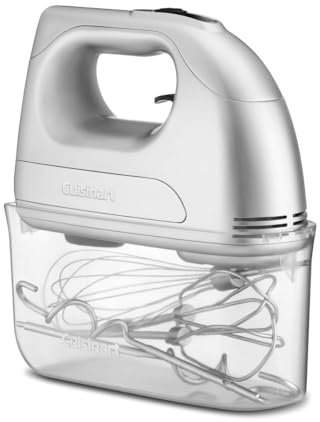 Cuisinart Power Advantage 7-Speed Hand Mixer | Frusta a palloncino | Sbattitori in acciaio inox | 7 velocità | Motore da 200 W | Miscelatore manuale elettrico per tutte le attività in cucina
