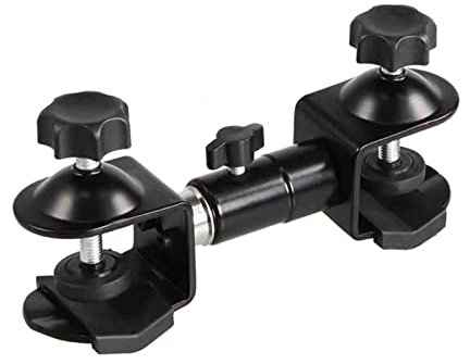 Soporte de trípode de aleación de aluminio para cámara, soporte de abrazadera en C, clip de montaje para fotos, tomar lluvia, ajustable