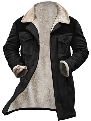 Manteau Homme Hiver Manteaux d'hiver Très Long Laine Parka Chaude Classe Jaketa Noir Cachemire Veste Longue Tweed Caban Cardigan Chaud Vetement Grande Taille Duffle Coat Trench De Costume Grand Froid