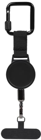 Frdelma infällbar mobiltelefonhållare, universell mobiltelefonsladd med karbinhake och armband, anti-drop mobiltelefonsnodd för alla smartphones, bärbart nyckelband och nyckelring kompatibel