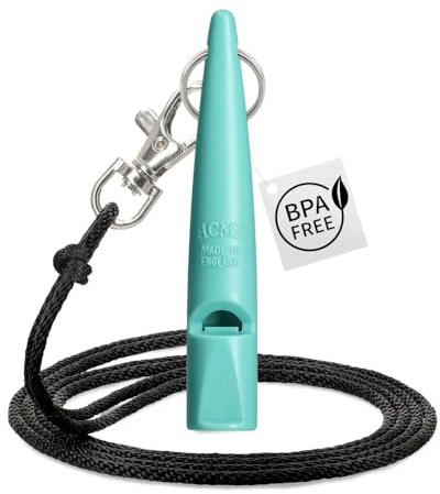 Acme Sifflet pour Chien 211,5 avec Ruban sifflet | Original d'Angleterre | Idéal pour l'entraînement des Chiens | Matériau Robuste | Fréquence standardisée | Forte et Grande portée