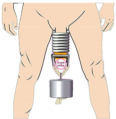 Ingrandimento del pene Sistema di barella di estensione del pene veloce,Set di aiuti all'erezione,Potenza del Vuoto Pompa per Erezione di eiaculazione per Giocattoli Erotici da Uomo