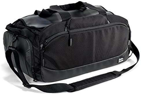 Mission Darkness Disconnect Faraday Duffel Bag + 4 Detachable Faraday Pockets // Military-Grade RF Shielding for Large Electronics & Mobile Devices // Travel Protection Signal Isolation Data Privacy
