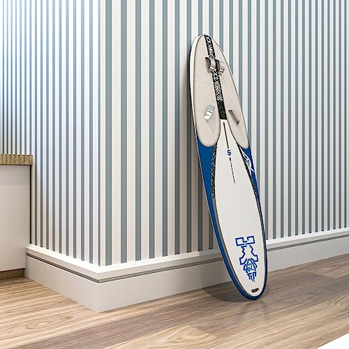 Cohoo Home Randig Peel and Stick-tapet Boho-kontaktpapper för skåp grå och vit rand kontakt papperslinje modern tapet för sovrum självhäftande avtagbar pojkrumshylla 45 cm B 17,3 tum L