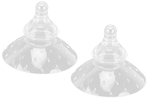 2 Stück Brusthütchen, Silikon Kontakt Brustwarzenschutz Stilleinlagen mit Tragetasche