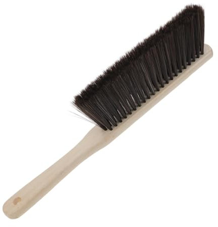 minkissy 2 Pièces Brosse à poussière Brosse de Nettoyage de Tapis plumeau pour Le Nettoyage pinceaux Cuisine goupillon Nettoyage multifonctionnelle à Linge Bois Massif
