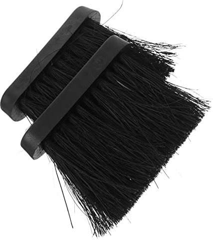 MOBUTOFU 2pcs Fireplace Cleaning Brush Replacement Wall-mounted Ash Brush for Cleaning of Fireplaces Stoves and Grills and Material for Home Use