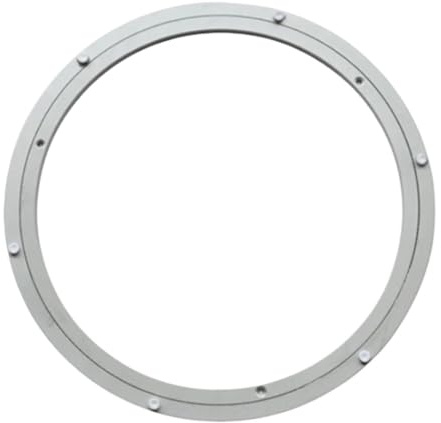 EnxJire Svängbar platta roterande platta med roterande lager för köksredskap, aluminiumlegering, för matbord, bas Susan (16 tum)