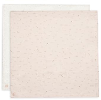 Jollein Paños de muselina para bebé – Pretty Picnic – 115 x 115 cm – Paquete de 2 – Muselina para manta de bebé – 100 % algodón – Paños para eructar – Certificado OEKO-TEX