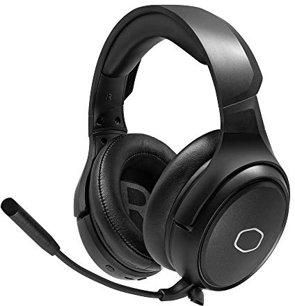 Cooler Master MH670 Wireless Gaming Headset with Virtual 7.1 Surround Sound - PC & Console Compatible with 50mm Neodymium Audio Drivers, Ultra-Clear Boom Mic and Portable Frame - USB Type A/C / 3.5mm