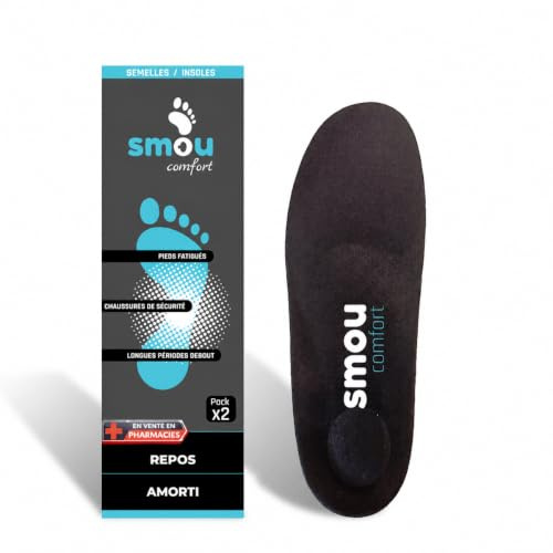 SMOU Comfort Plantillas Gel Memory Foam Trabajo y Uso Diario Hombre Mujer | Plantillas de gel y memory foam que amortiguan cada paso y aportan una sensación suave y cómoda durante todo el día