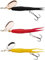 Abu Garcia Salmon Seeker 2.0 Spinner Blade Angelköder mit Gummibeschichtung – Flying Condom Prawn Imitation Bait, Hohe Attraktion für Lachs und Meerforelle