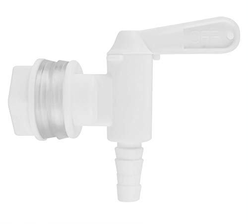 Plastic Bottling Bucket Spigot, 3/8 White Beer Brew Bucket Tap Faucet Reusable Beer Brew Bucket Tap Alternative Replacement Spigot for Beer or Soda Homebrewing