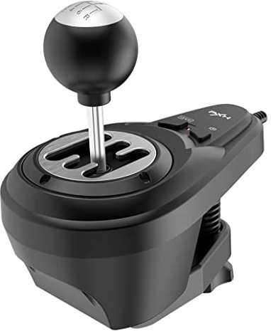 PXN A7 Racing wheel Shifter gaming steering wheel Shifter, 6 +1 Shifter Metal disk with Handbrake Button and Shift Button High Low Gear Universal Shifter for PS3/PS4/PS5/PC