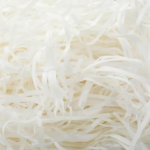 Raffia Material de Relleno, 100 Gramos de Papel Tisú Triturado Relleno de Papel Kraft Triturado, Para Fiestas para Decoración Embalaje de Regalos