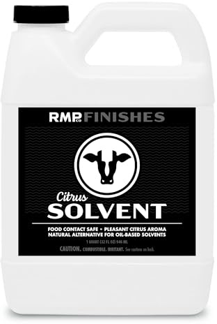 RMP Finishes Orange Peel Oil, Natural Alternative to Odorless Mineral Spirits, Paint Thinner, Degreaser, Brush Cleaner, 32 oz.