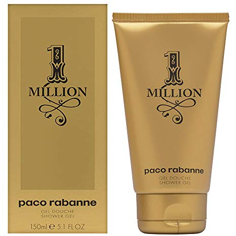 Paco Rabanne One Million homme/ men, Duschgel, 1er Pack (1 x 150 ml) Minze, Grapefruit, Mandarine
