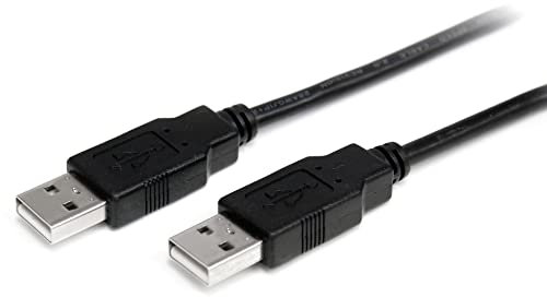 StarTech.com Cable de 2m USB 2.0 Alta Velocidad Macho a Macho USB A - Negro