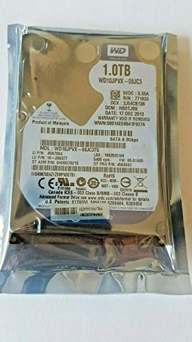 1TB SATA Blue WD10JPVX-08JC3T5 5400RPM 8MB 2.5 Hard Disk