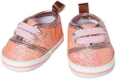 Heless 1481 - Glitzer-Sneaker für Puppen, in Rosa, Größe 30 - 34 cm, schickes Schuhwerk mit Wow-Effekt für besondere Anlässe